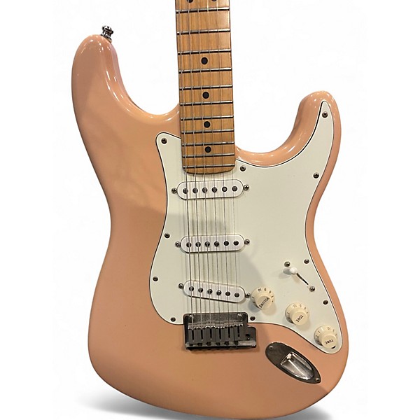 Vintage 1984 Fender Stratocaster Shell Pink Solid Body Electric Guitar