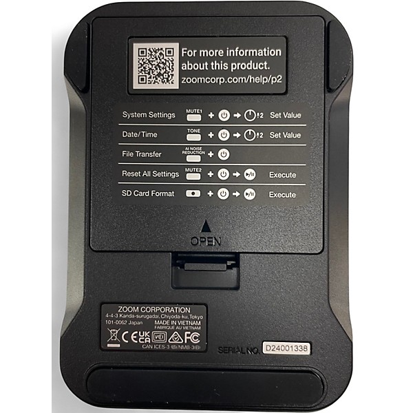 Used Zoom pod Track P2 MultiTrack Recorder