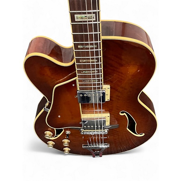 Used Ibanez AF85L LEFT HANDED 2 Tone Sunburst Hollow Body Electric Guitar