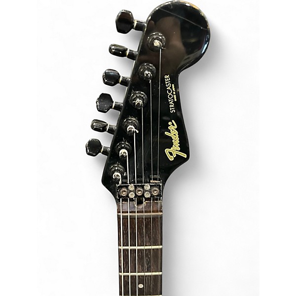 Vintage 1985 Fender 80S Contemporary  HH Stratocaster BLACK Solid Body Electric Guitar