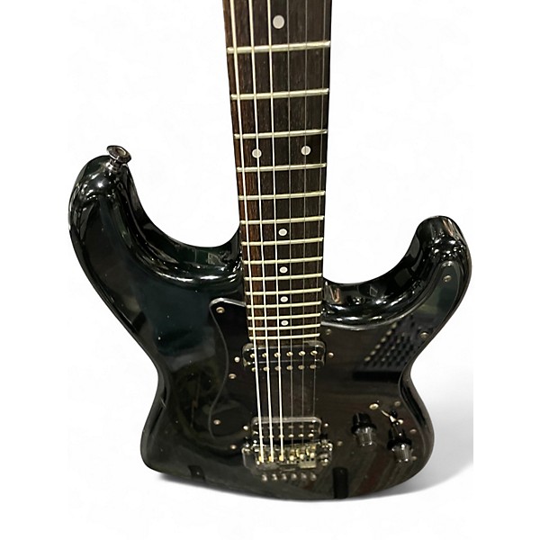 Vintage 1985 Fender 80S Contemporary  HH Stratocaster BLACK Solid Body Electric Guitar