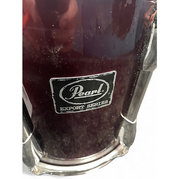 Used Pearl 10X7 Export Series Mounted  Tom Burgundy Drum