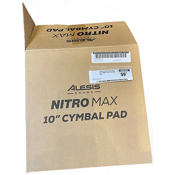 Used Alesis Nitro Max 10" Cymbal Pad Trigger Pad