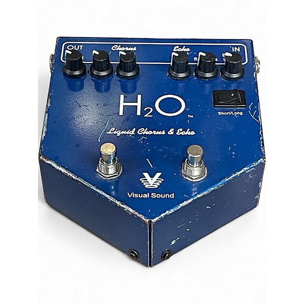 Used Visual Sound H2O Liquid Chorus Echo Effect Processor