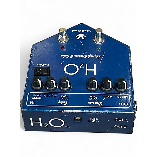 Used Visual Sound H2O Liquid Chorus Echo Effect Processor