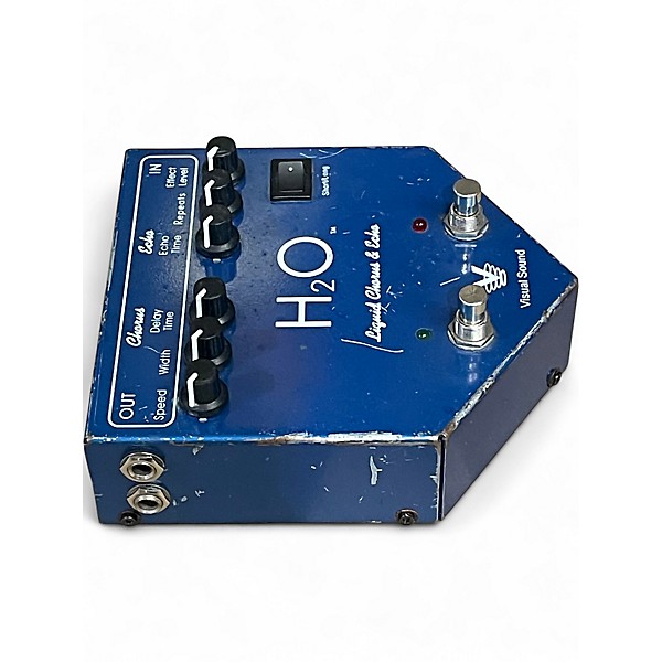 Used Visual Sound H2O Liquid Chorus Echo Effect Processor