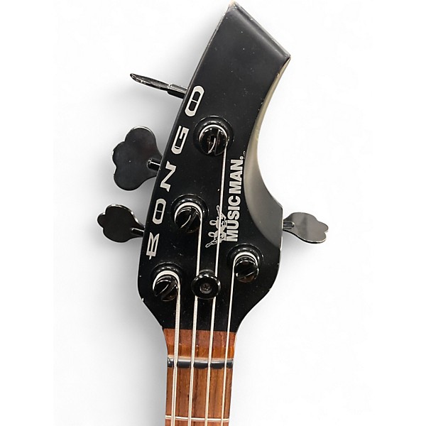 Used Ernie Ball Music Man Bongo 4 String Black Electric Bass Guitar