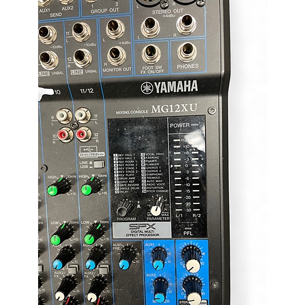Used Yamaha MG12XU Unpowered Mixer