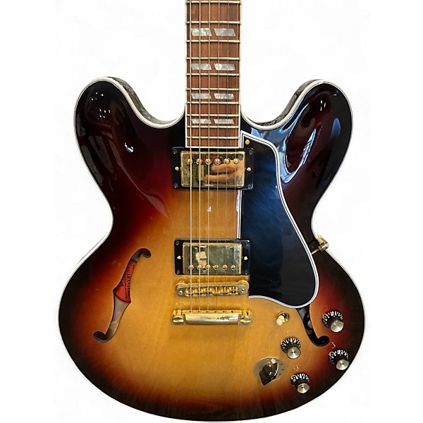 Used Gibson ES345 TOBACCO BURST Hollow Body Electric Guitar