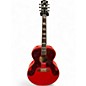 Used Gibson J185EC Cherry Acoustic Electric Guitar thumbnail