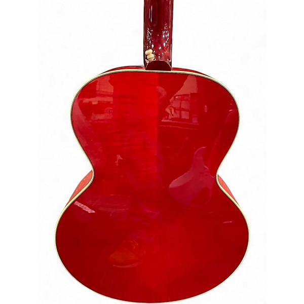 Used Gibson J185EC Cherry Acoustic Electric Guitar