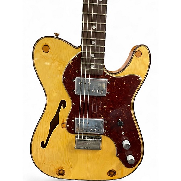 Used 2022 Fender Custom Shop Knotty Pine Telecaster Natural Pine Solid Body Electric Guitar