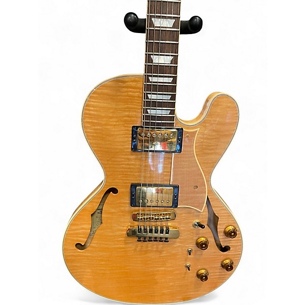 Vintage 1996 The Heritage ACADEMY DELUXE Natural Hollow Body Electric Guitar