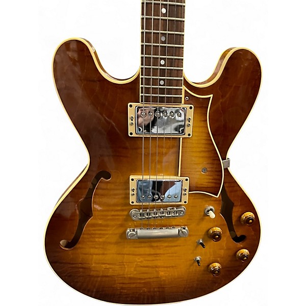 Used The Heritage BLUES SPECIAL TOBACCO BURST Hollow Body Electric Guitar