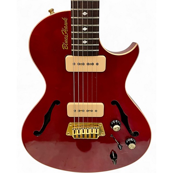 Used Gibson Blues Hawk Cherry Hollow Body Electric Guitar