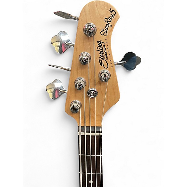 Used Sterling by Music Man STINGRAY 5 SUB SERIES Dark Cherry Burst Electric Bass Guitar
