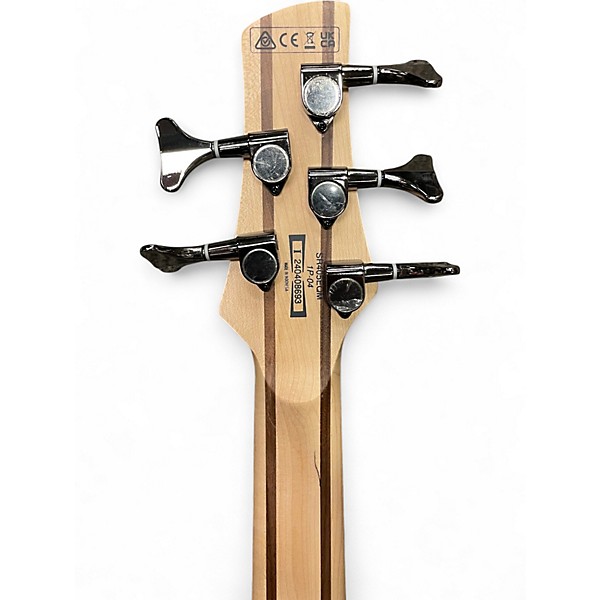 Used Ibanez SR405EQM 5 String Dragoneye Burst Electric Bass Guitar