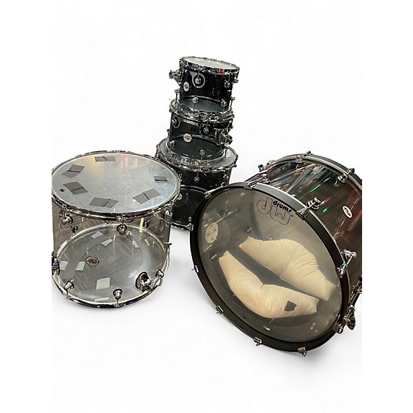Used DW 5 Piece Design Series Acrylic Acrylic Smoke Drum Kit