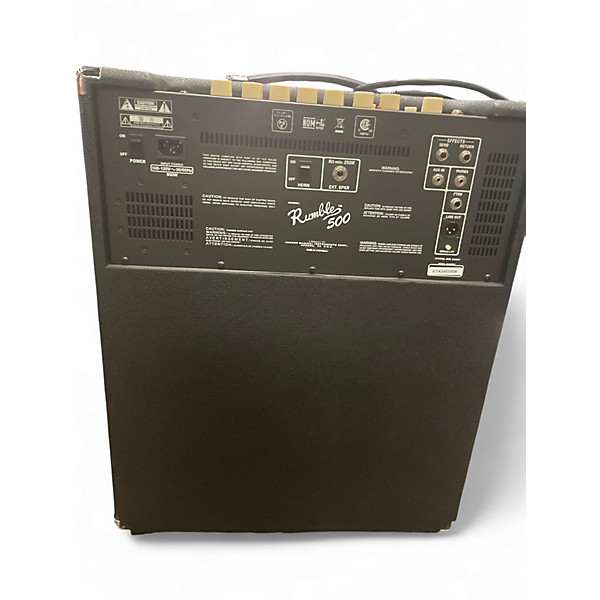 Used Fender Rumble V3 500W 2x10 Bass Combo Amp
