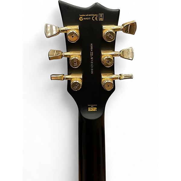 Used ESP LTD EC1000 Satin Black Solid Body Electric Guitar