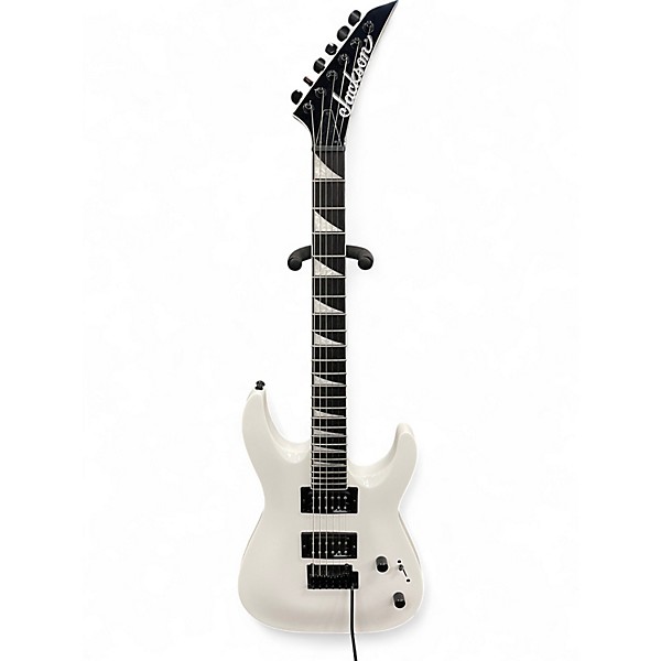 Used Jackson JS22 Dinky Alpine White Solid Body Electric Guitar
