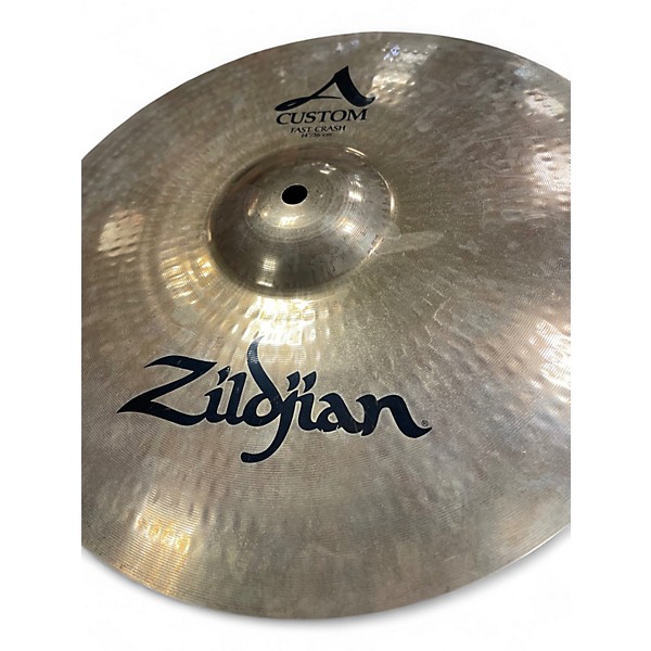 Used Zildjian 14in A Custom Fast Crash Cymbal