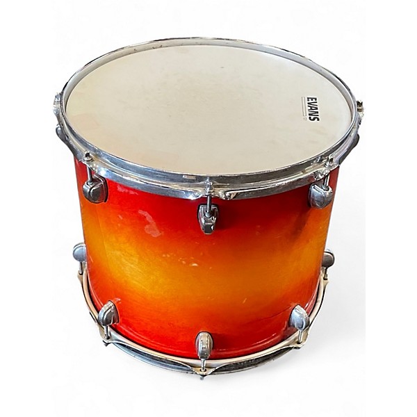 Used Premier 4 Piece Artist Maple 2 Color Sunburst Drum Kit