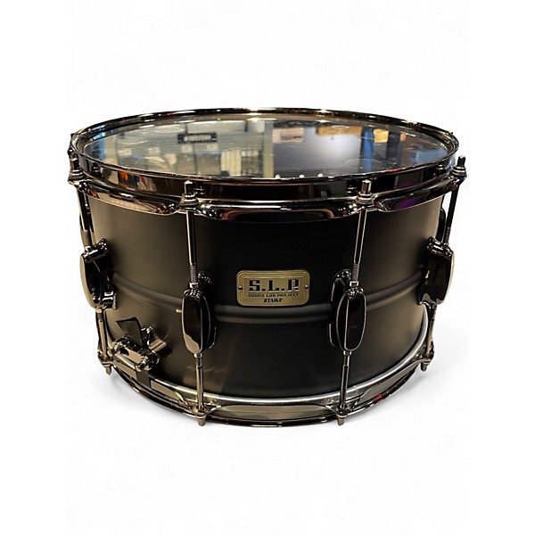 Used TAMA 14in BIG BLACK  SNARE Black Drum