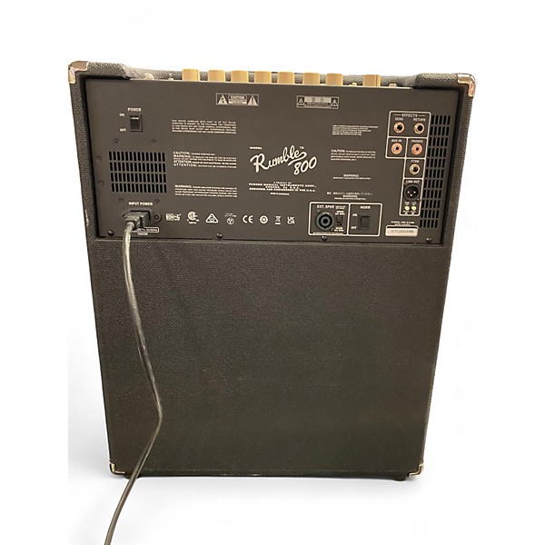 Used Fender Rumble 800 Bass Combo Amp