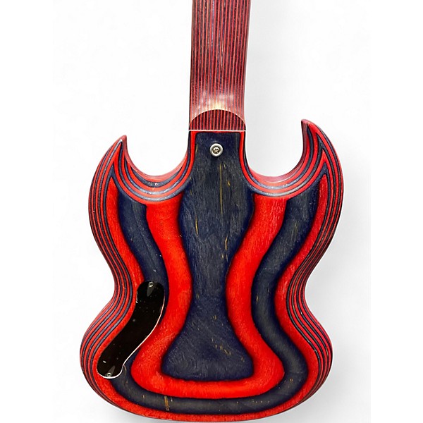Used Gibson Zoot Suit SG Blue and Red Solid Body Electric Guitar