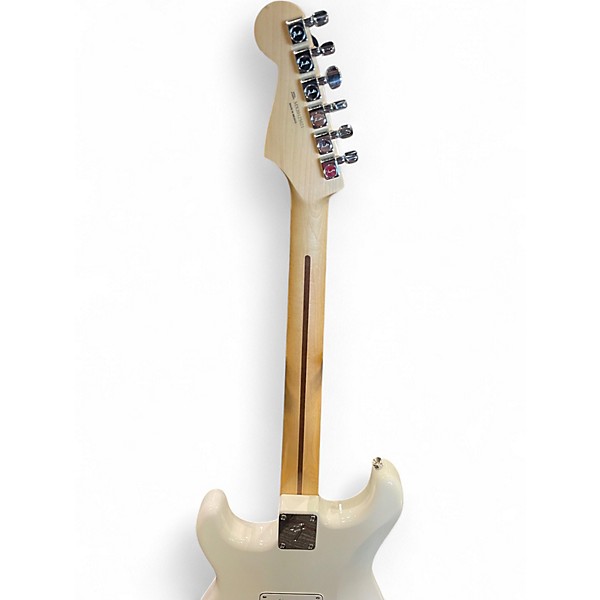 Used Fender Player Stratocaster Olympic White Solid Body Electric Guitar