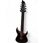 Used Schecter Guitar Research Sunset-7 ET Red Dawn Gloss Black Solid Body Electric Guitar thumbnail