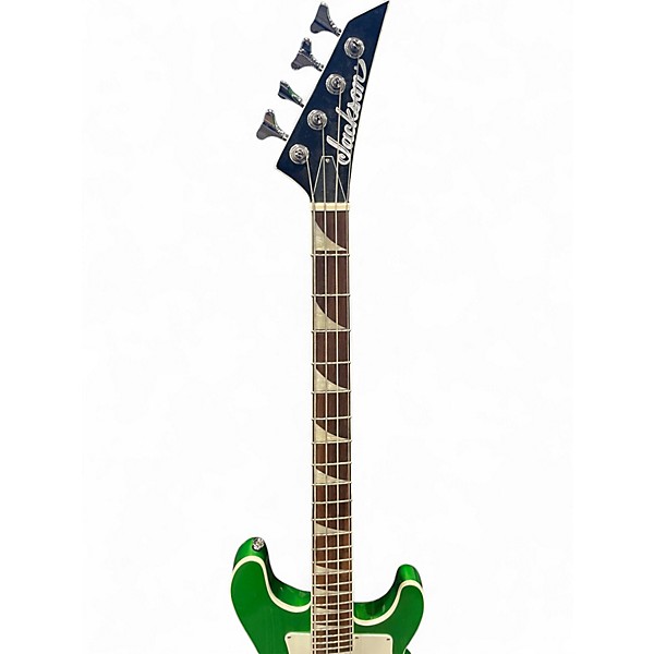 Used Jackson CBXNT Green Electric Bass Guitar