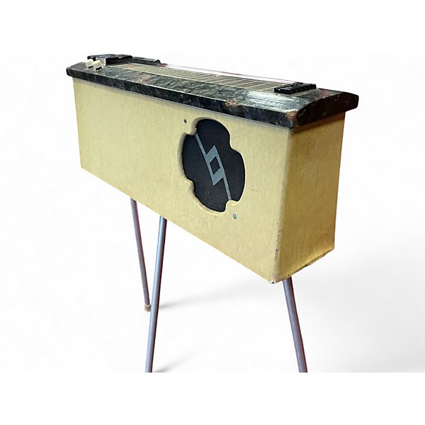 Vintage 1950s Natural Music Guild LAPSTEEL AND AMPLIFIER BLACK PEARLOID AND TWEED Lap Steel