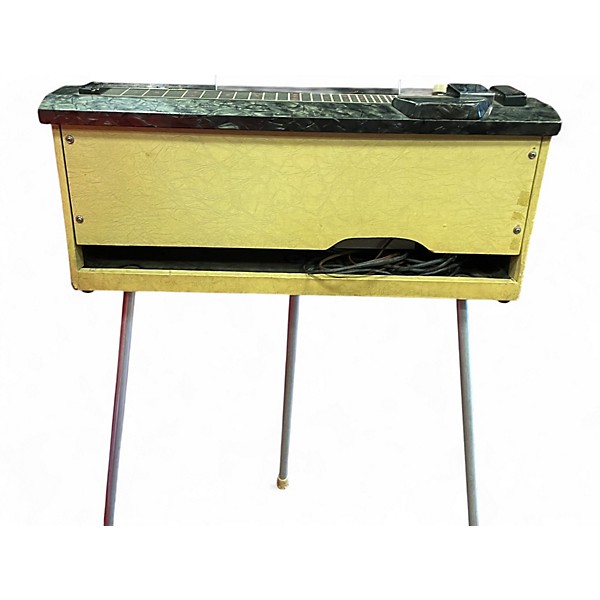 Vintage 1950s Natural Music Guild LAPSTEEL AND AMPLIFIER BLACK PEARLOID AND TWEED Lap Steel