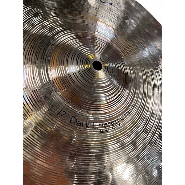 Used Paiste 17in Signature Dark Energy Crash Mark I Cymbal