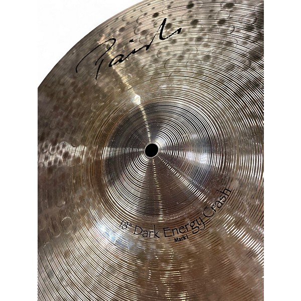 Used Paiste 18in Signature Dark Energy Crash Mark I Cymbal