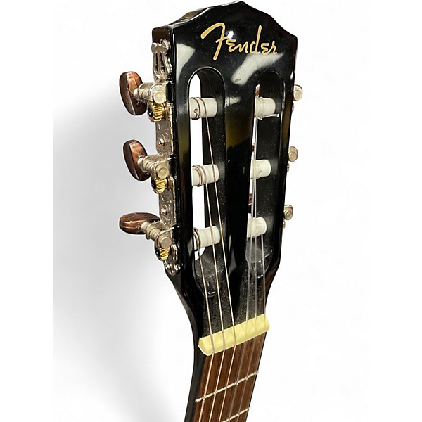 Used Fender CN60S Black Classical Acoustic Guitar