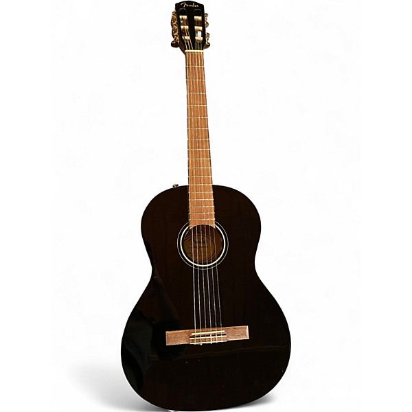 Used Fender CN60S Black Classical Acoustic Guitar