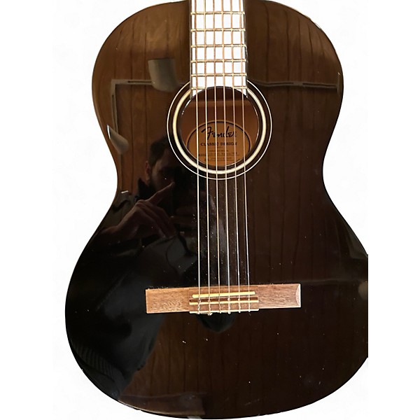 Used Fender CN60S Black Classical Acoustic Guitar