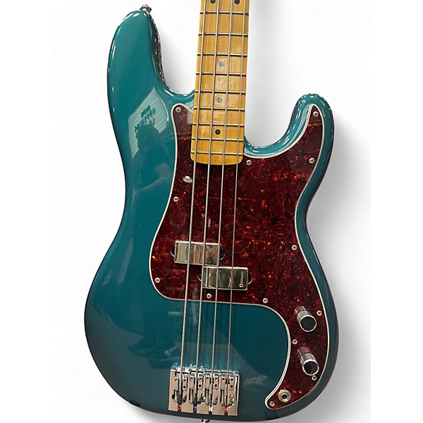Used Fender Player Precision Bass Ocean Turquoise Electric Bass Guitar