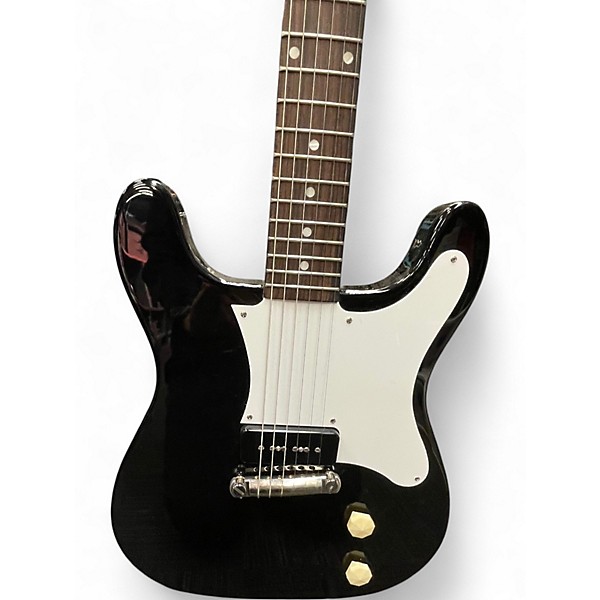 Used 2024 Epiphone CORONET USA Black and White Solid Body Electric Guitar