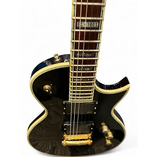 Used ESP EC-1000 BLACK Solid Body Electric Guitar