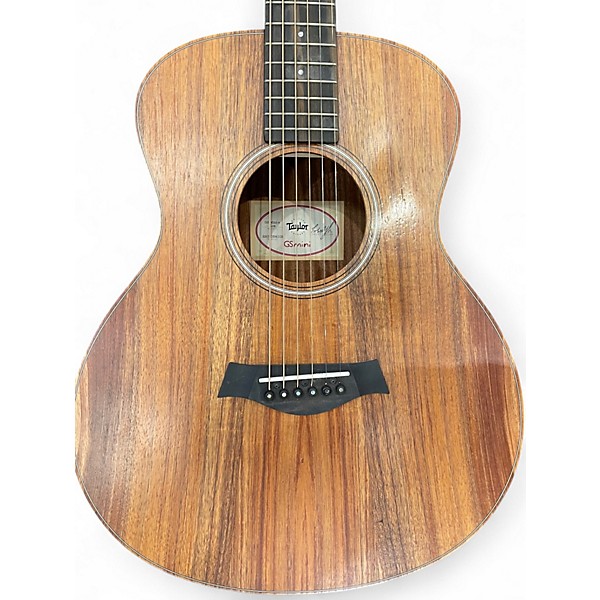 Used Taylor GS Mini-e Koa Natural Acoustic Electric Guitar