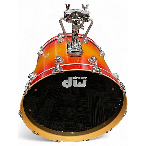 Used DW 4 Piece Collector's Series classic burst Drum Kit
