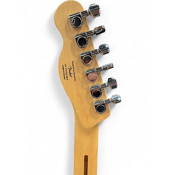 Used Squier Telecaster Black Solid Body Electric Guitar