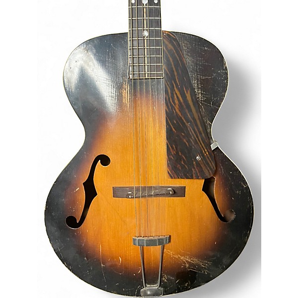 Vintage 1926 Cromwell G-4 2 Color Sunburst Acoustic Guitar