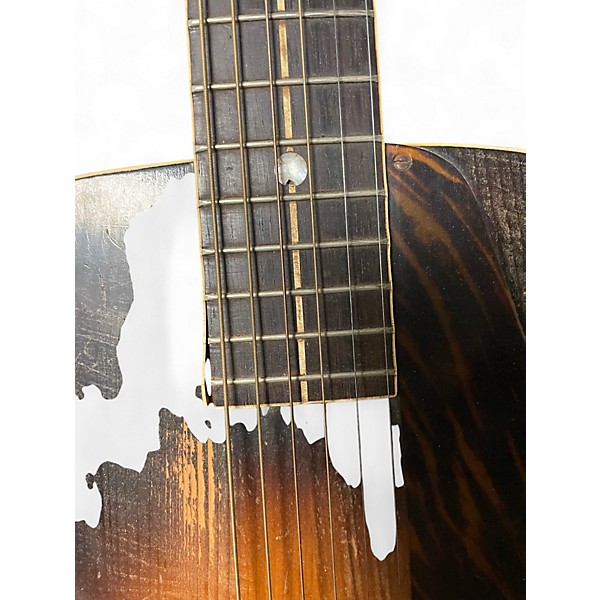Vintage 1926 Cromwell G-4 2 Color Sunburst Acoustic Guitar