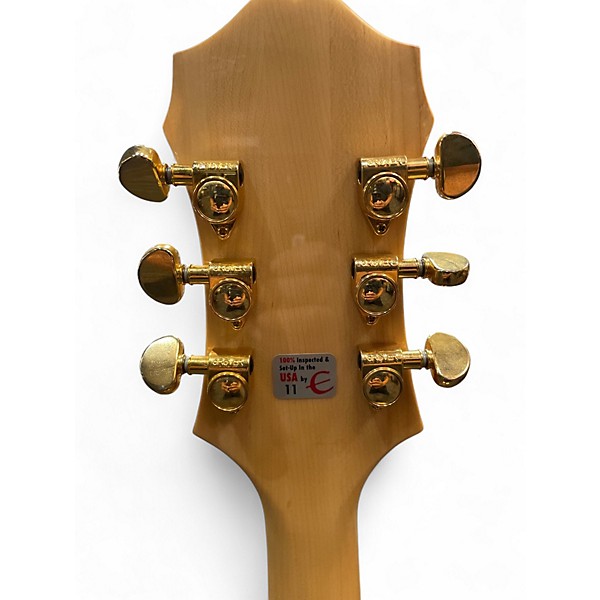 Used Epiphone Joe Pass Emperor II Yellow Hollow Body Electric Guitar