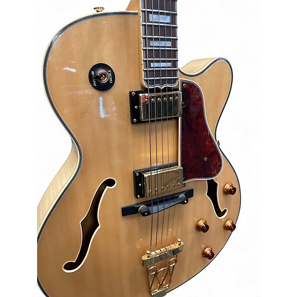Used Epiphone Joe Pass Emperor II Yellow Hollow Body Electric Guitar